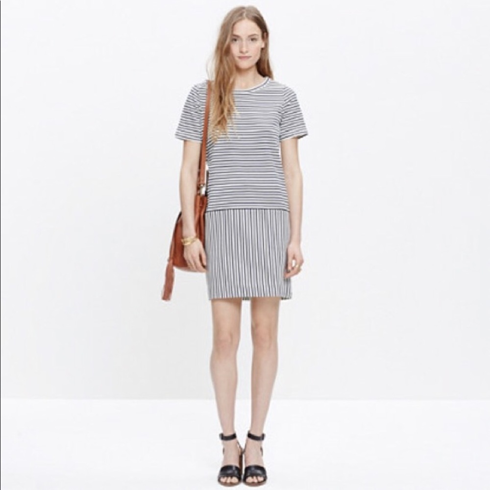 Madewell Striped Dress - Picture 1 of 7